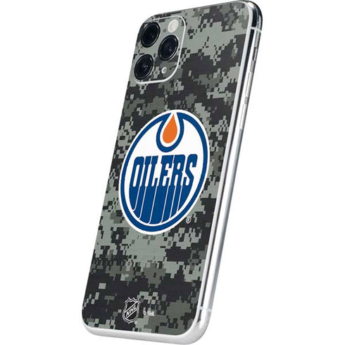 NHL Edmonton Oilers Camo iPhone 11 Pro Skin