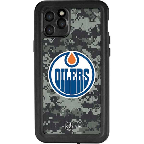NHL Edmonton Oilers Camo iPhone 11 Pro Waterproof Case