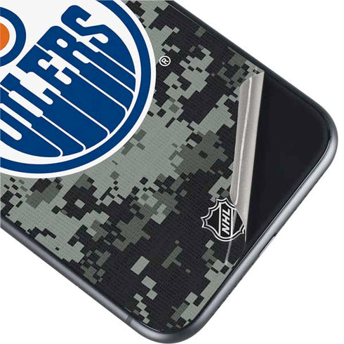 NHL Edmonton Oilers Camo iPhone 11 Skin