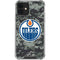 NHL Edmonton Oilers Camo iPhone 12 Clear Case