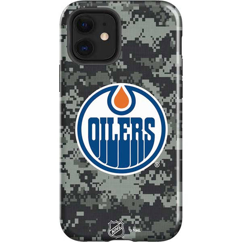 NHL Edmonton Oilers Camo iPhone 12 Impact Case