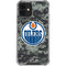 NHL Edmonton Oilers Camo iPhone 12 Mini Clear Case