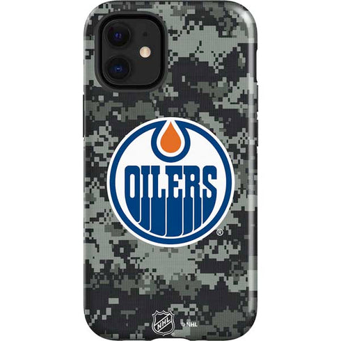 NHL Edmonton Oilers Camo iPhone 12 Mini Impact Case