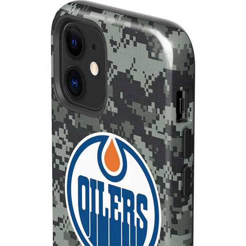 NHL Edmonton Oilers Camo iPhone 12 Mini Impact Case