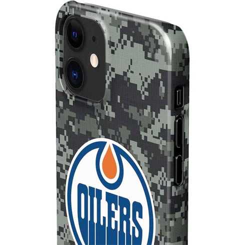 NHL Edmonton Oilers Camo iPhone 12 Mini Lite Case