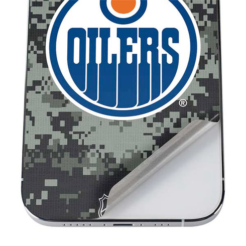 NHL Edmonton Oilers Camo iPhone 12 Pro Max Skin