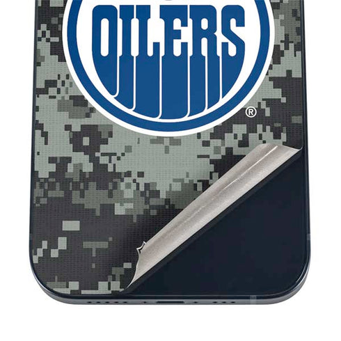 NHL Edmonton Oilers Camo iPhone 12 Skin