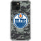 NHL Edmonton Oilers Camo iPhone 13 Mini Clear Case
