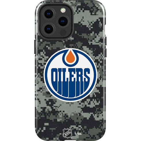 NHL Edmonton Oilers Camo iPhone 13 Pro Max Impact Case