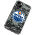 NHL Edmonton Oilers Camo iPhone 14 Clear Case