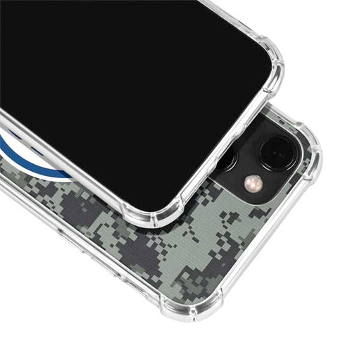 NHL Edmonton Oilers Camo iPhone 14 Plus Clear Case