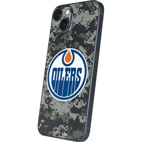 NHL Edmonton Oilers Camo iPhone 14 Plus Skin