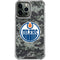 NHL Edmonton Oilers Camo iPhone 15 Pro Max Clear Case