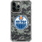 NHL Edmonton Oilers Camo iPhone 14 Pro Max Clear Case