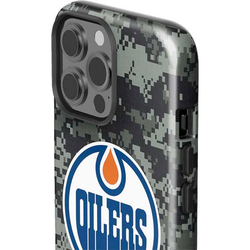NHL Edmonton Oilers Camo iPhone 15 Pro Max Impact Case