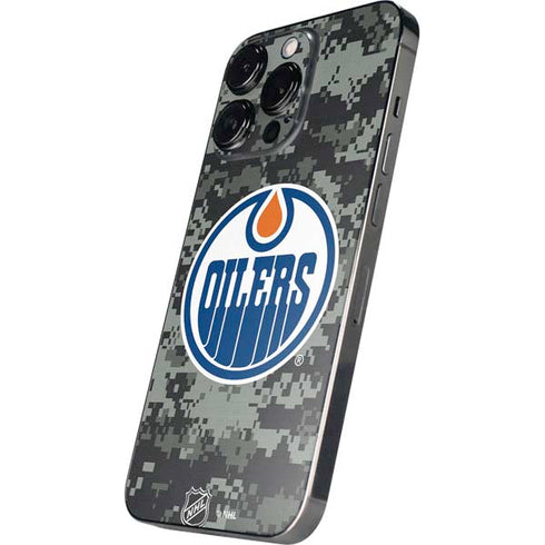 NHL Edmonton Oilers Camo iPhone 14 Pro Max Skin