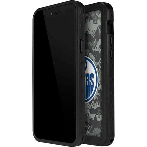 NHL Edmonton Oilers Camo iPhone 14 Pro Max Waterproof Case