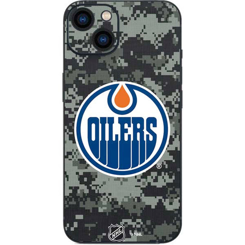 NHL Edmonton Oilers Camo iPhone 14 Skin