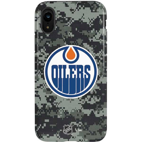 NHL Edmonton Oilers Camo iPhone XR Pro Case