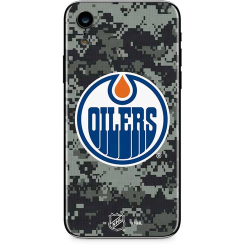 NHL Edmonton Oilers Camo iPhone XR Skin