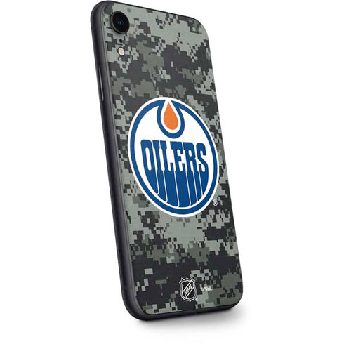 NHL Edmonton Oilers Camo iPhone XR Skin