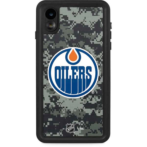 NHL Edmonton Oilers Camo iPhone XR Waterproof Case