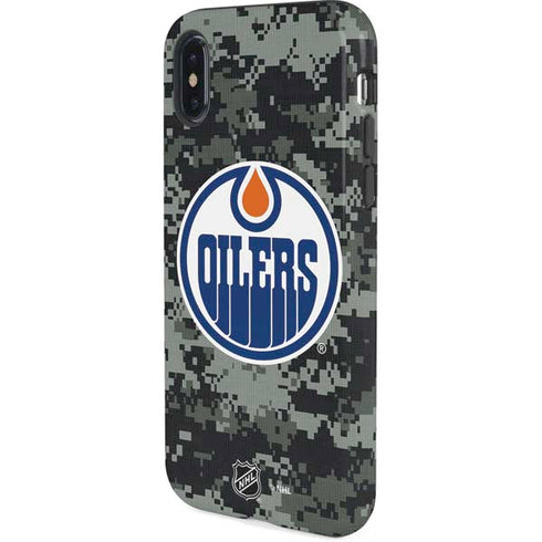 NHL Edmonton Oilers Camo iPhone XS Pro Case