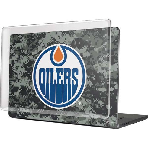 NHL Edmonton Oilers Camo MacBook Pro 16in (2021-25) Case plus Skin