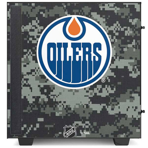 NHL Edmonton Oilers Camo NZXT H510 Compact ATX Mid-Tower Case Skin