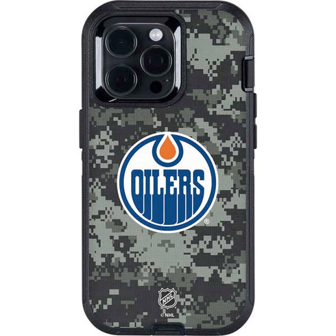 NHL Edmonton Oilers Camo Otterbox Defender iPhone Skin