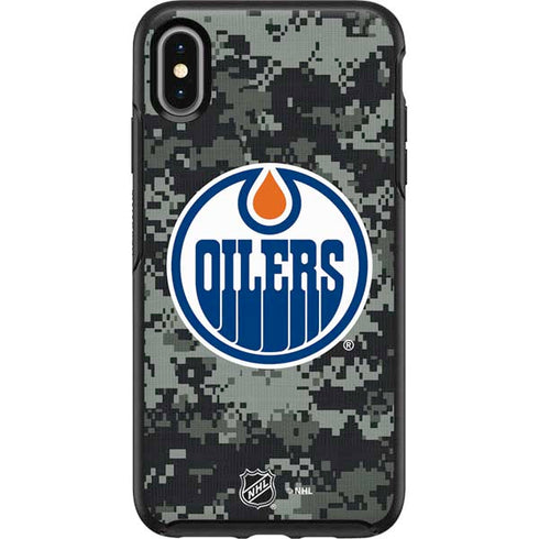 NHL Edmonton Oilers Camo Otterbox Symmetry iPhone Skin