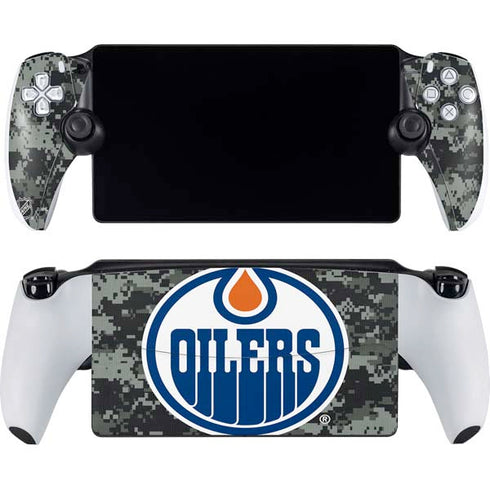 NHL Edmonton Oilers Camo PlayStation Portal Remote Player Skin