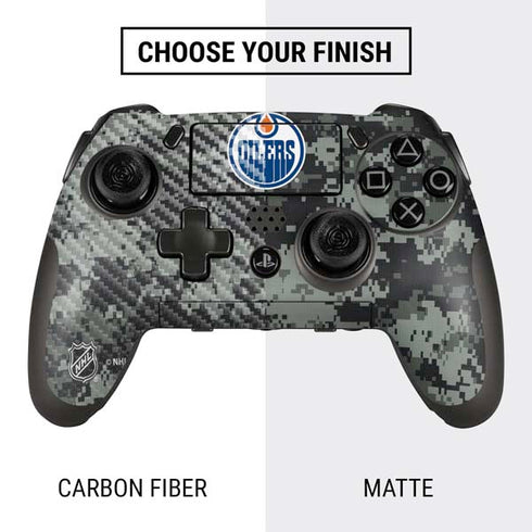 NHL Edmonton Oilers Camo PlayStation Scuf Vantage 2 Controller Skin