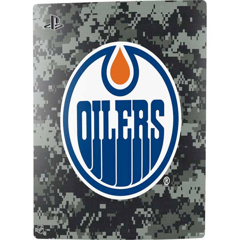 NHL Edmonton Oilers Camo PS5 Bundle Skin