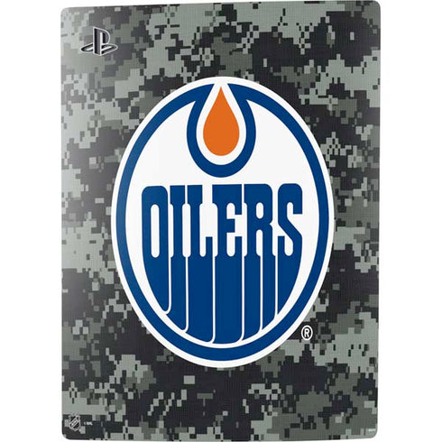 NHL Edmonton Oilers Camo PS5 Digital Edition Bundle Skin