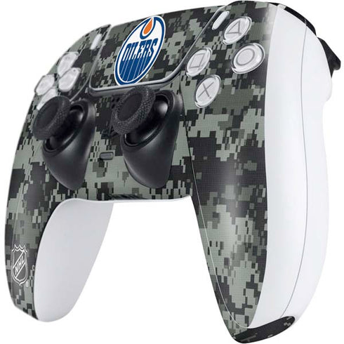 NHL Edmonton Oilers Camo PS5 Controller Skin