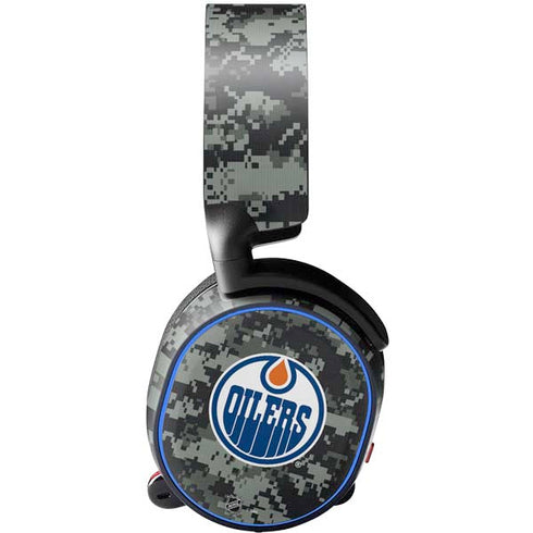 NHL Edmonton Oilers Camo SteelSeries Arctis 3 Skin