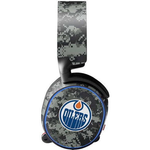 NHL Edmonton Oilers Camo SteelSeries Arctis 5 Skin