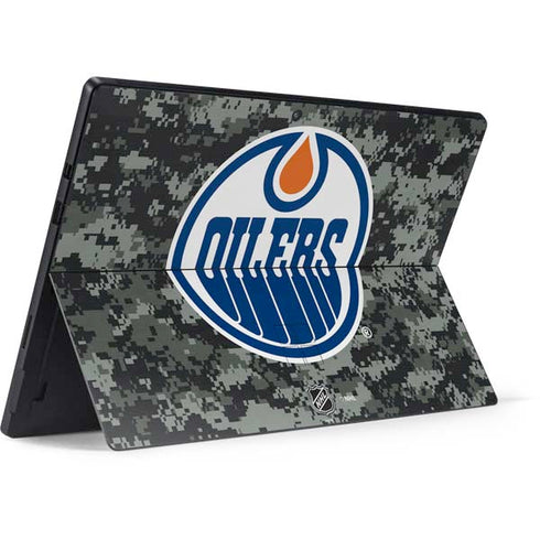 NHL Edmonton Oilers Camo Surface Pro 7 Skin