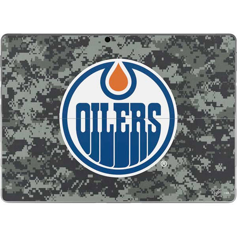 NHL Edmonton Oilers Camo Surface Pro 9 Skin