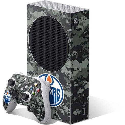 NHL Edmonton Oilers Camo Xbox Series S Skins