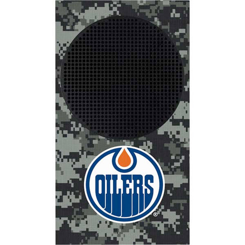 NHL Edmonton Oilers Camo Xbox Series S Bundle Skin