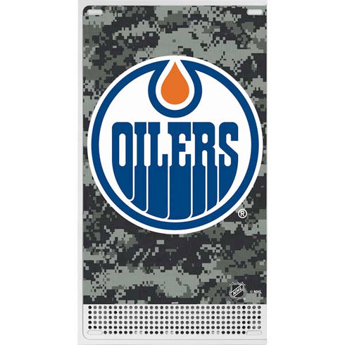 NHL Edmonton Oilers Camo Xbox Series S Skins