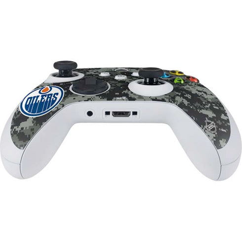 NHL Edmonton Oilers Camo Xbox Series S Controller Skin