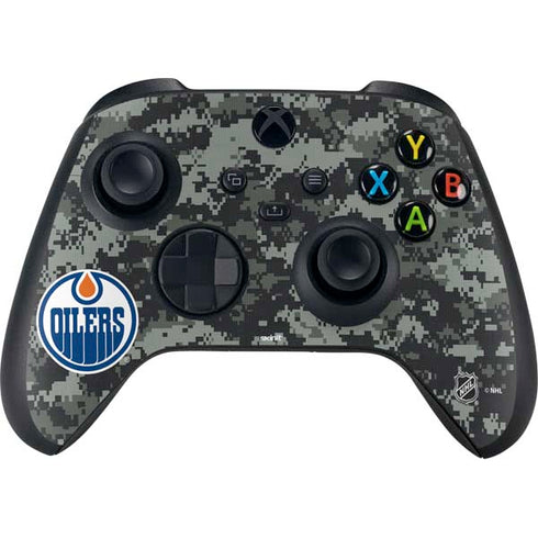 NHL Edmonton Oilers Camo Xbox Series X Bundle Skin