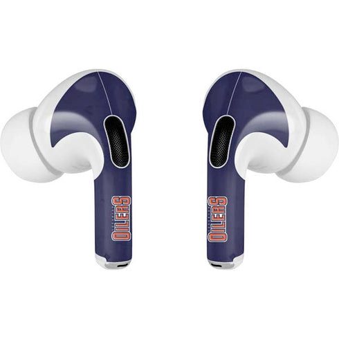 NHL Edmonton Oilers Distressed Apple AirPods Pro Skin