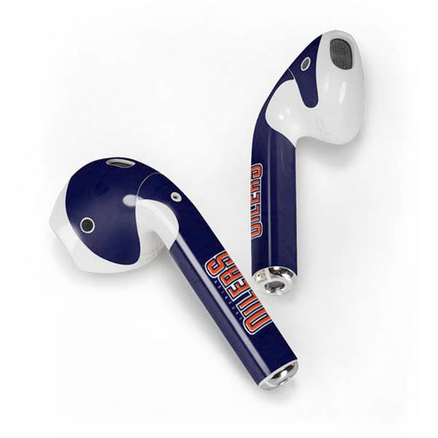 NHL Edmonton Oilers Distressed Apple AirPods Skin