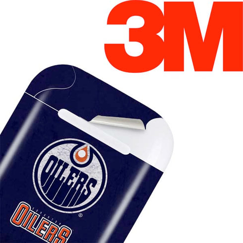 NHL Edmonton Oilers Distressed Apple AirPods Skin