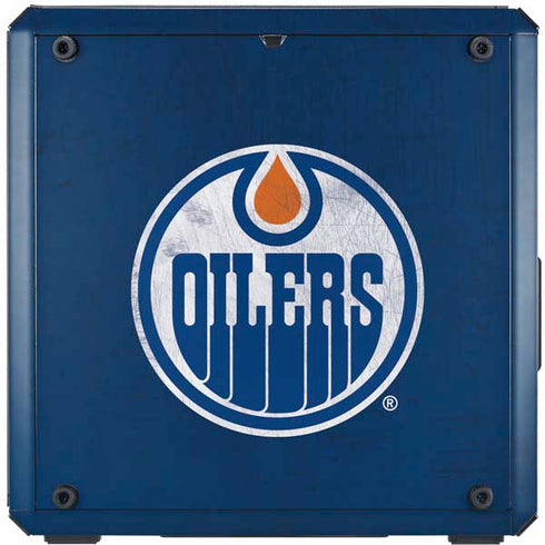 NHL Edmonton Oilers Distressed Cooler Master MasterBox Q300L Mini Tower Skin