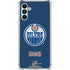 NHL Edmonton Oilers Distressed Galaxy A13 5G Clear Case